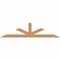 Ekena Millwork Saratoga Timber Gable Bracket, Western Red Cedar, 108"W x 27"H x 1 1/2"D x 5 1/2"F, 6/12 Pitch GBW108X27X0206SAR00SWR - alternate 1
